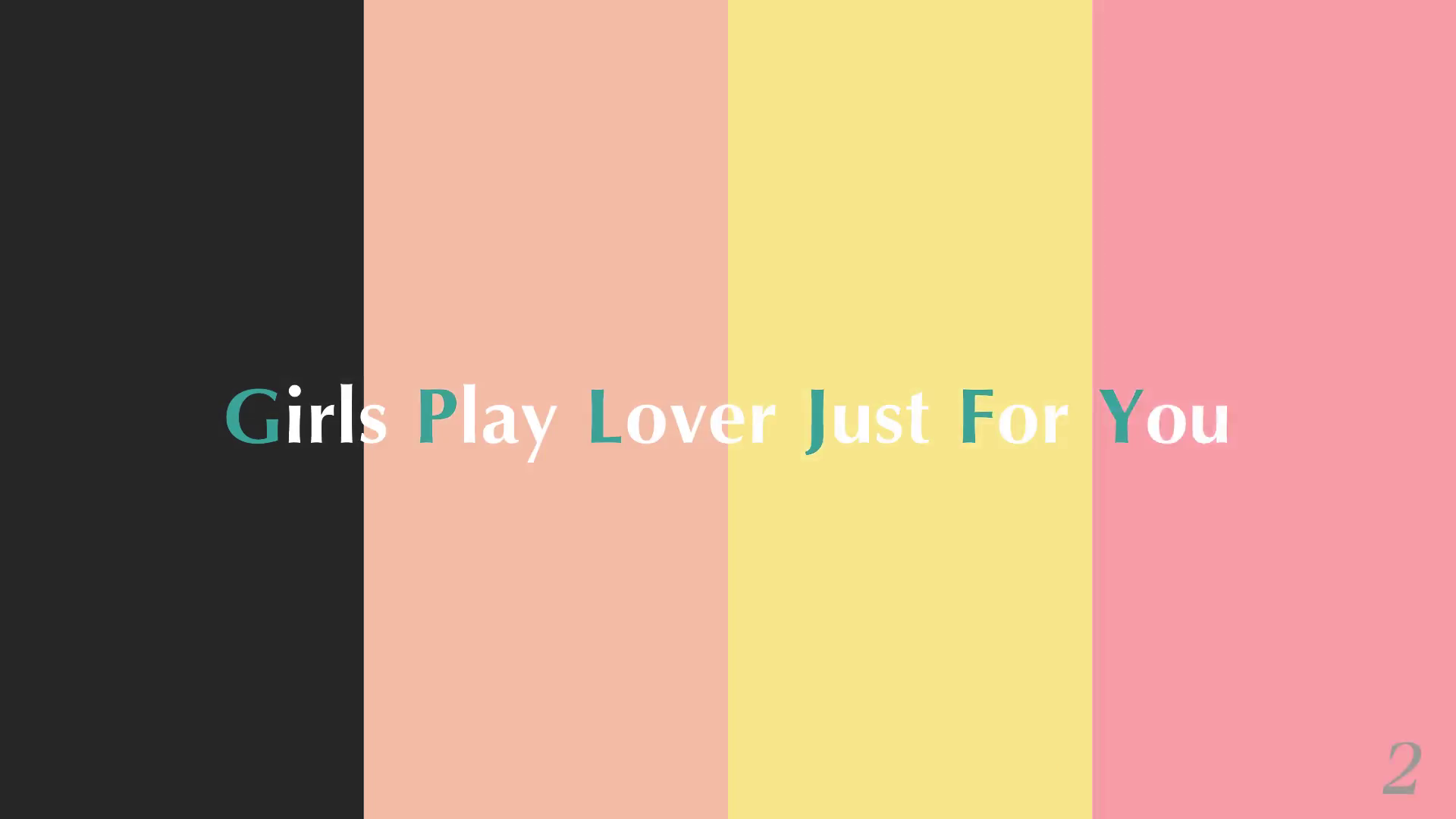 [Martoise] Girls Play Lover Just For You