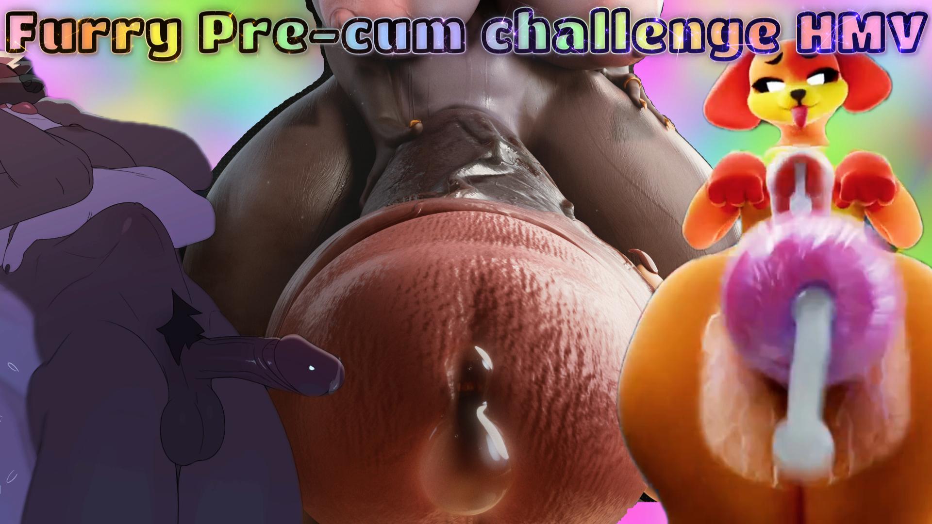 [EchobunnyMV] (3D) Furry Pre-cum challenge HMV